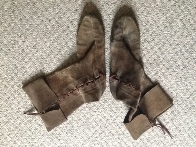 Astonishingly, I still have the boots I performed in! They were given to me by the stage manager at the end of the run. It’s just a pity they don’t fit me anymore!